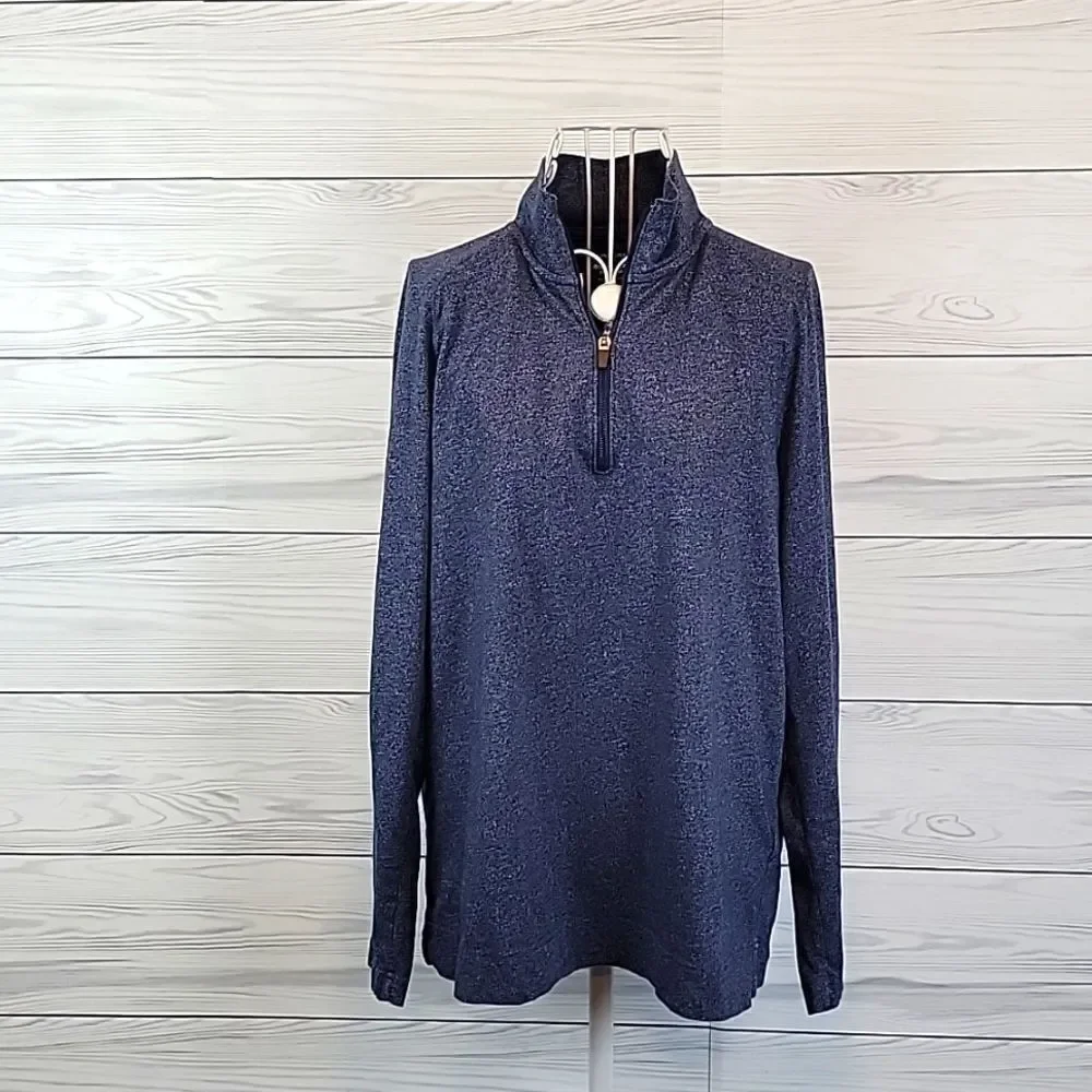 Banana Republic quick dry half zip pullover top Size M